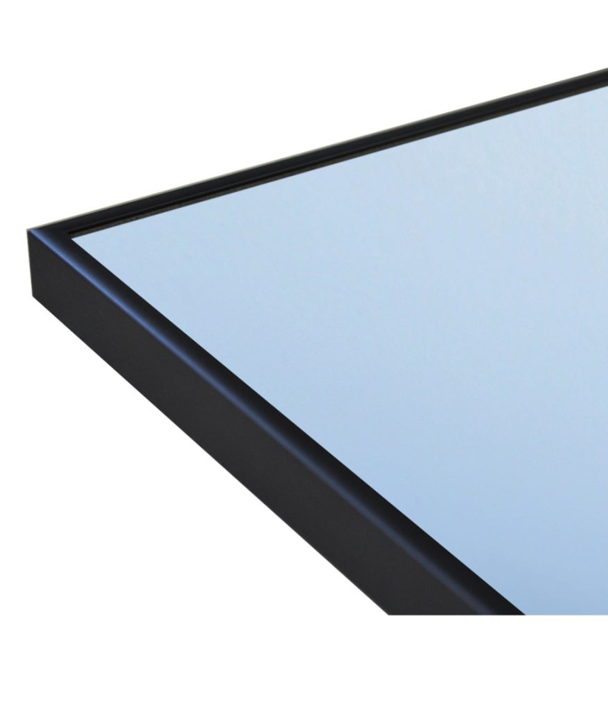 Omlijsting mat zwart Q-mirrors